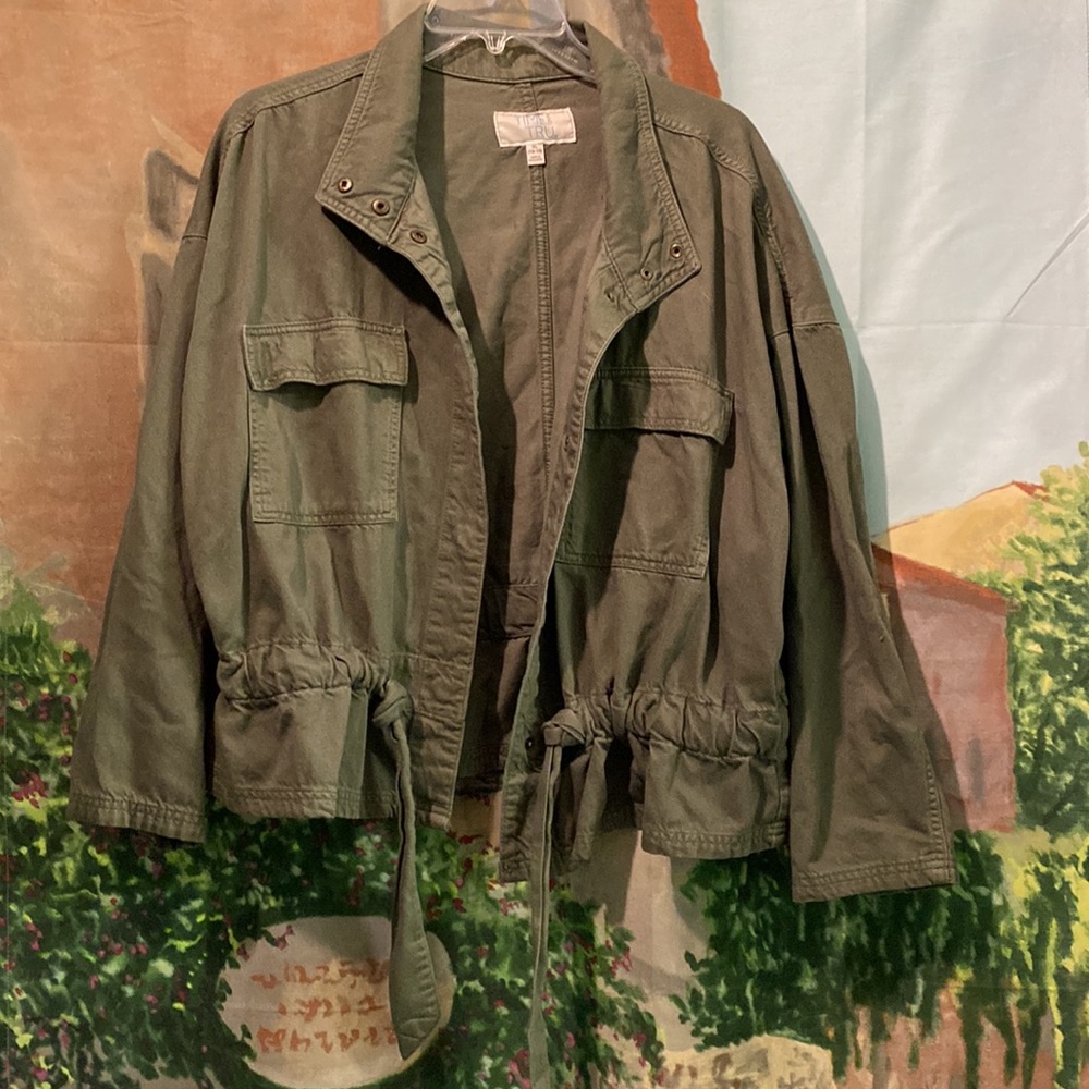 Time and Tru jacket with tie belt - Picture 6 of 8